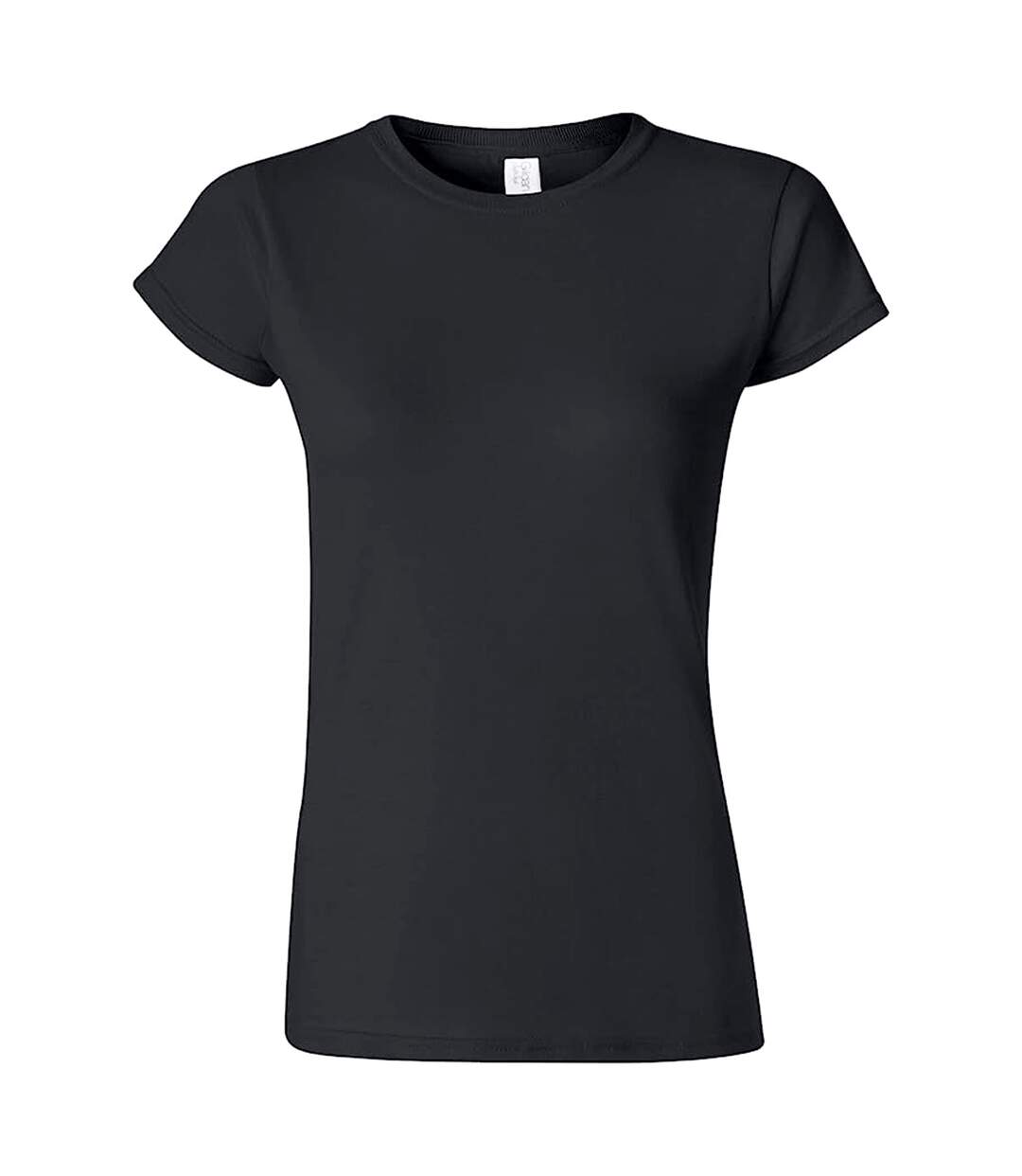 T-shirt softstyle femme noir Gildan-1