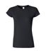 T-shirt softstyle femme noir Gildan