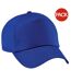 Beechfield Unisex Plain Original 5 Panel Baseball Cap (Pack of 2) (Royal) - UTRW6698-1