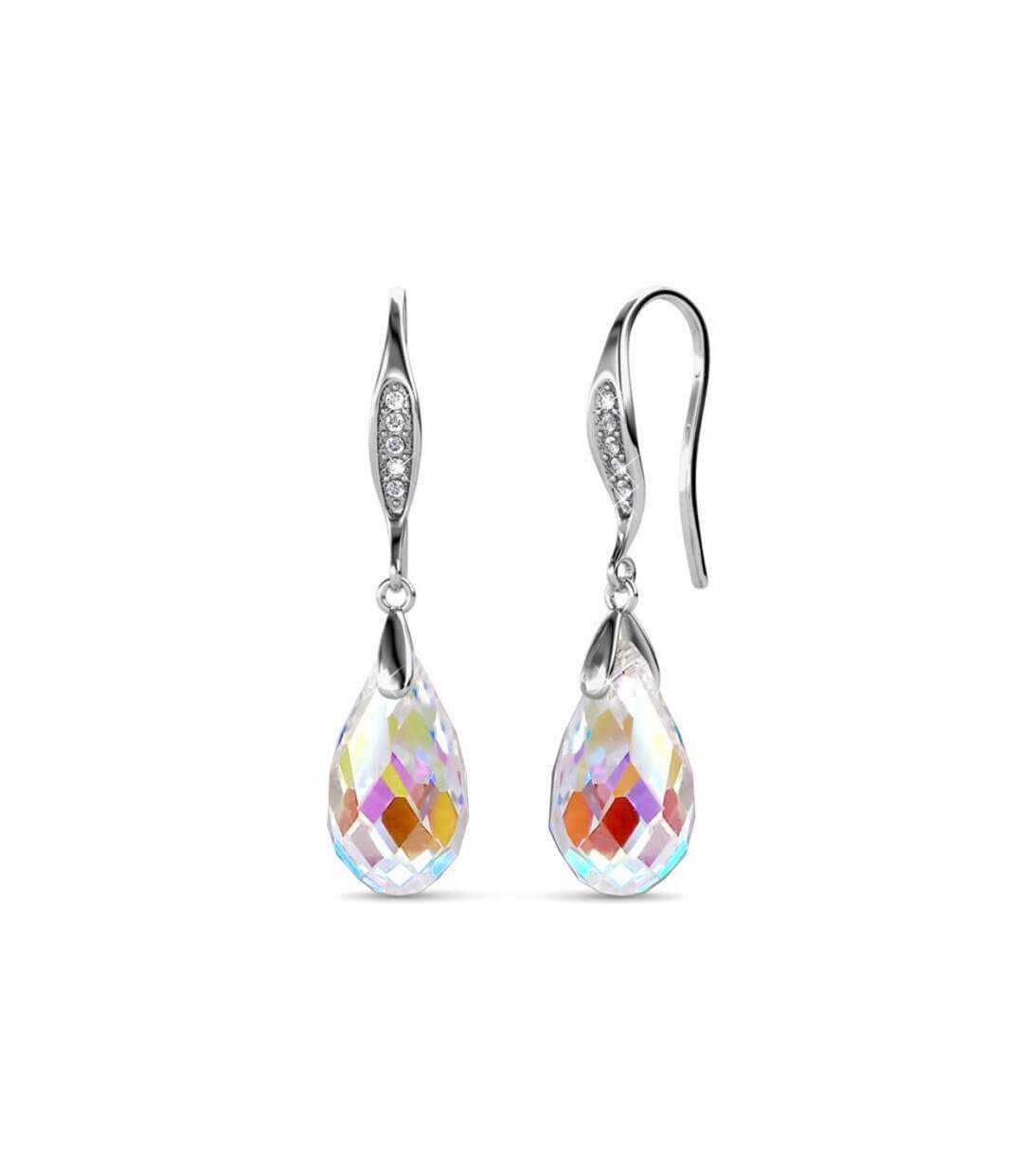 Boucles d'oreilles Droplet Hook, Cristal d'Autriche-1