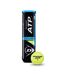 Dunlop-Slazenger ATP Championship Tennis Balls (Pack of 4) (Green/Black) (One Size) - UTCS1418