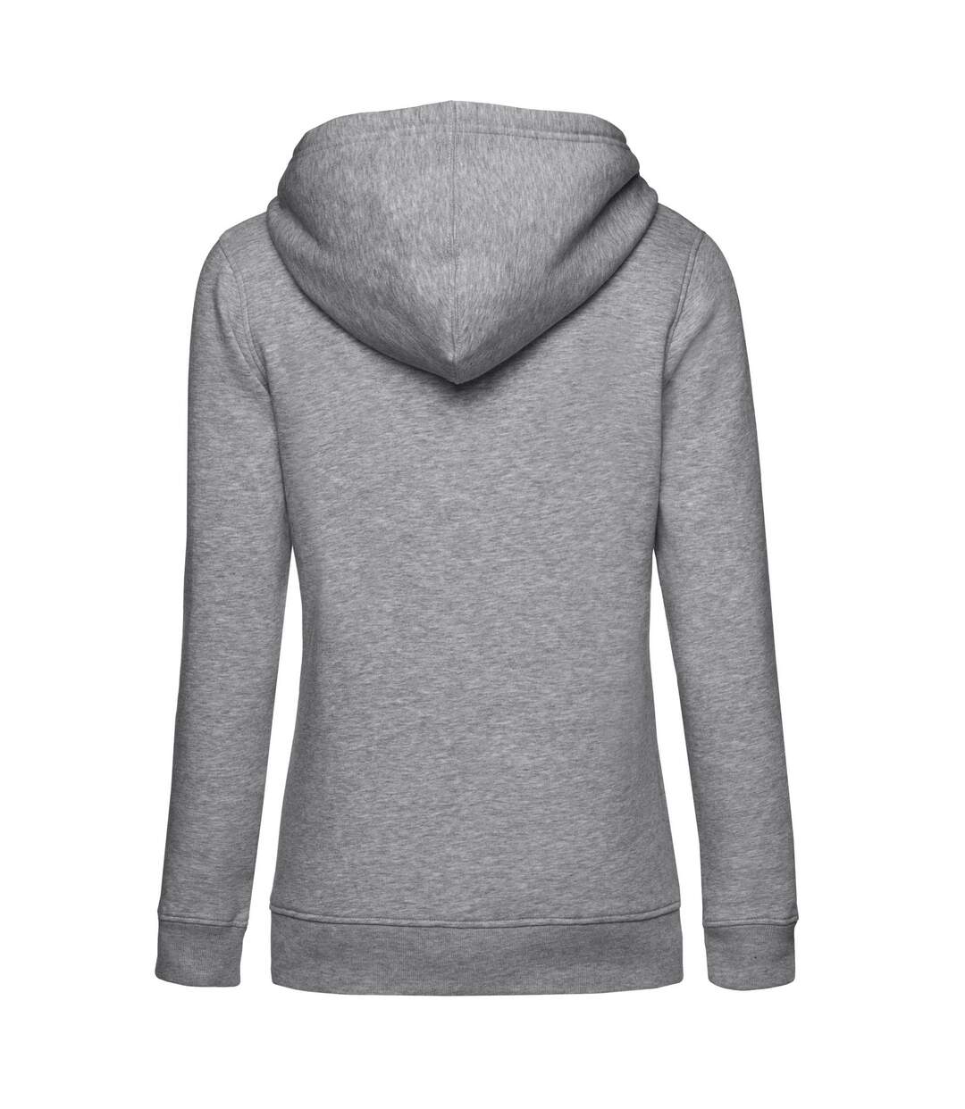 Sweat À Capuche Inspire Femme Gris Chiné B&C-2