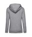 Sweat À Capuche Inspire Femme Gris Chiné B&C-2