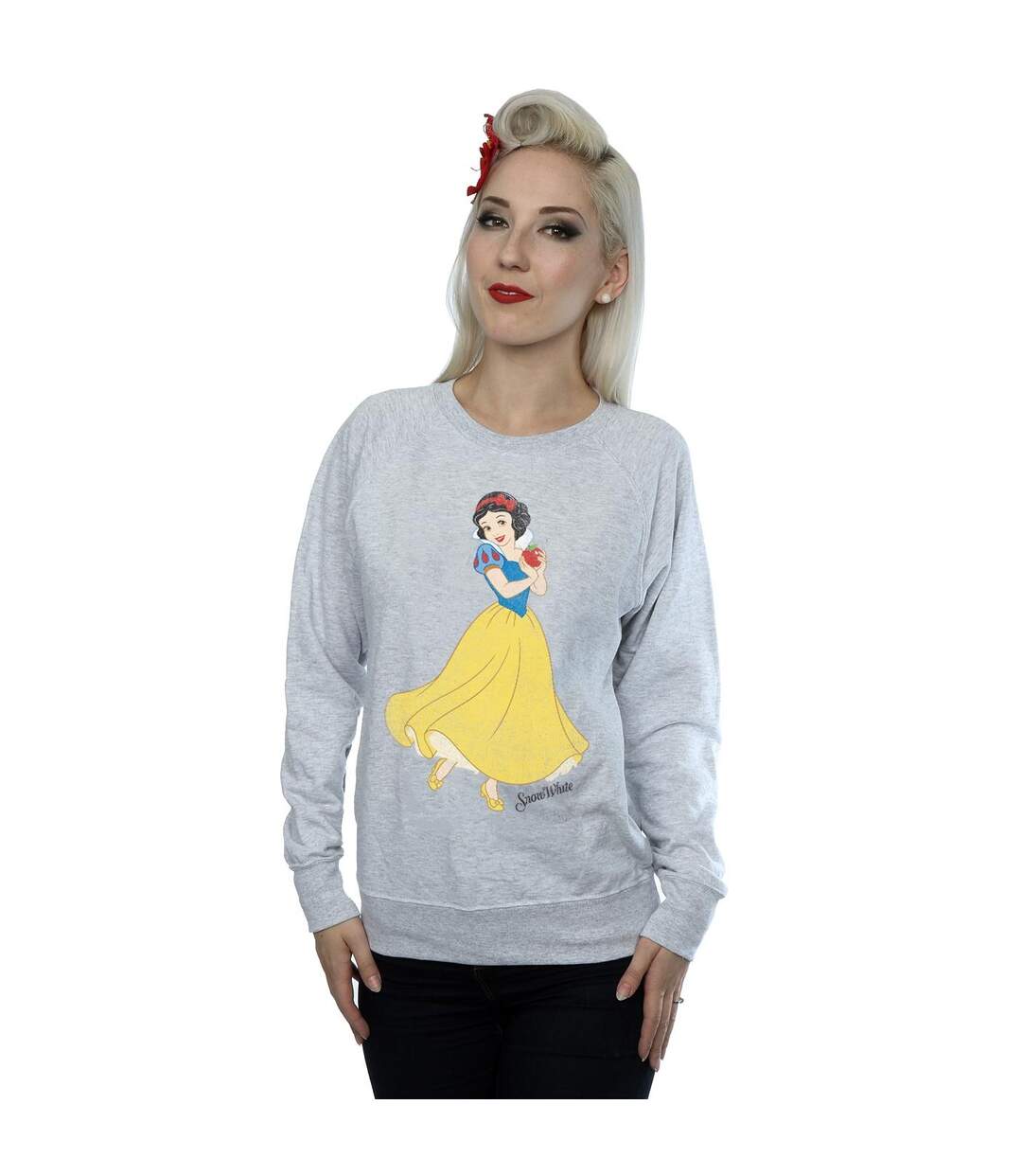 Disney Princess - Sweat CLASSIC SNOW WHITE - Femme (Gris chiné) - UTBI10131-2