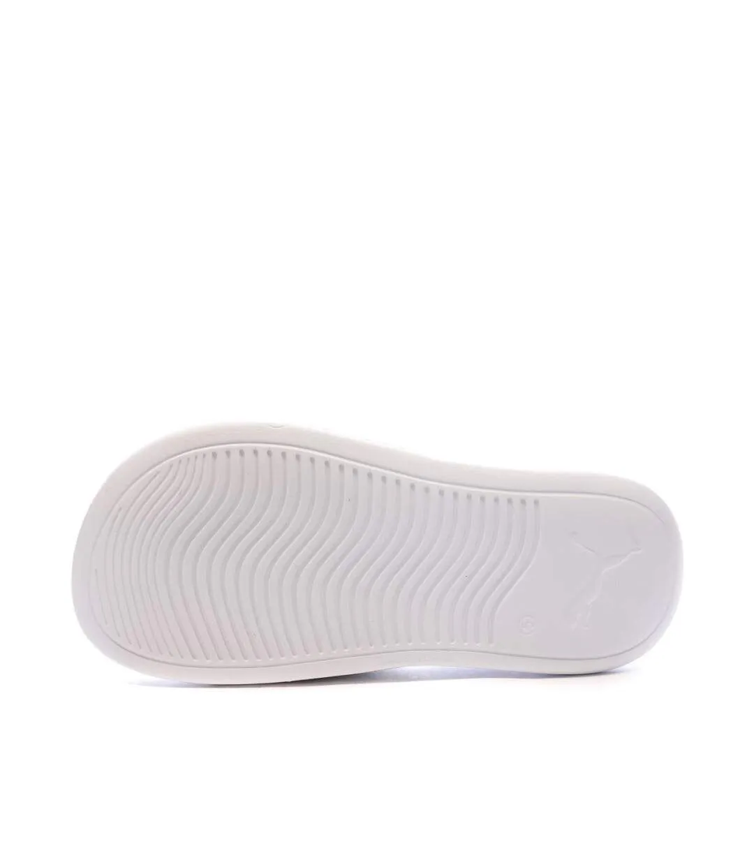 Claquettes blanche/argenté femme puma popcat 20 irridescent-2