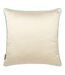 Paoletti Carnaby Satin Chain Geometric Throw Pillow Cover (Ivory) (45cm x 45cm)