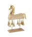 Cheval Avec Cloches Perle du Sahara 35cm Naturel-1