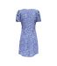 Robe Bleu/Blanche à fleurs Femme Only Nova - L