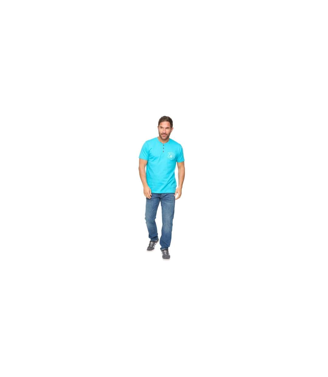 T-shirt Garside Homme Turquoise Vif Bewley & Ritch-1