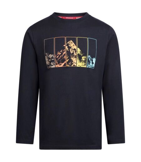 T-shirt Manches Longues Décontracté Zeplin Homme Noir Trespass