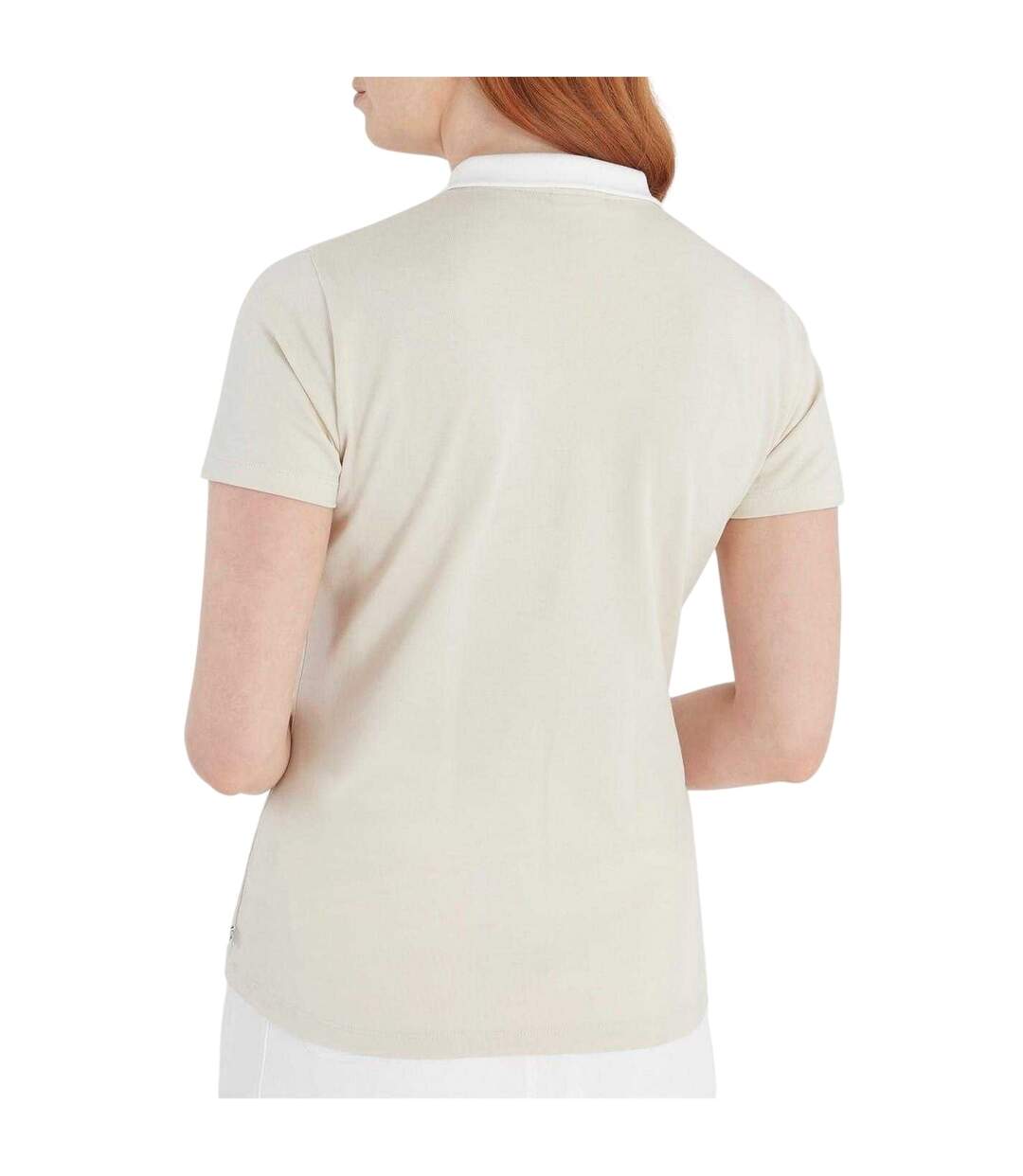 Womens/ladies Regular Polo Shirt Birch Calvin Klein-3