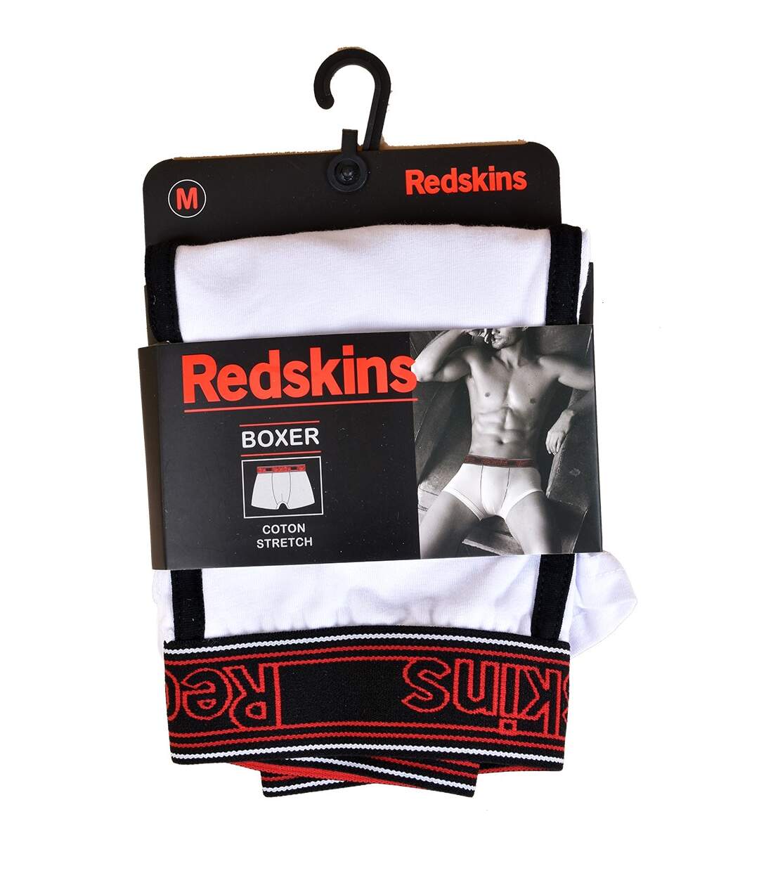 Boxer homme REDSKINS Confort et Qualité -Assortiment modèles photos selon arrivages- Dionysos Redskins Blanc-2