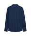 Mens Textured Regular Long-sleeved Shirt True Navy Farah-2