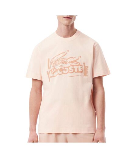 T-shirt rose homme lacoste th0284