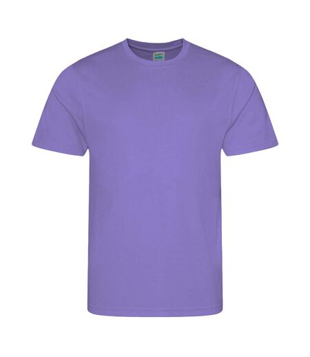 Just Cool Mens Performance Plain T-Shirt (Digital Lavender) - UTRW683