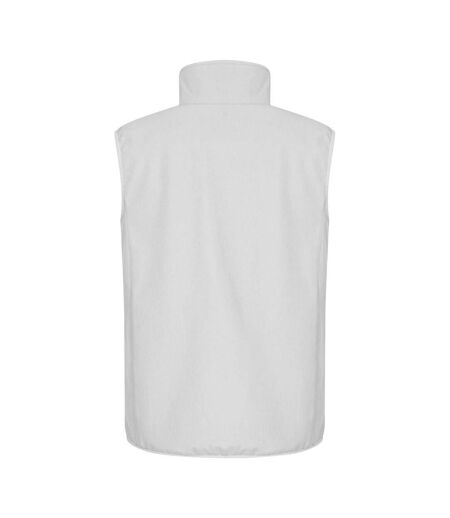 Mens Classic Soft Shell Jacket White Clique