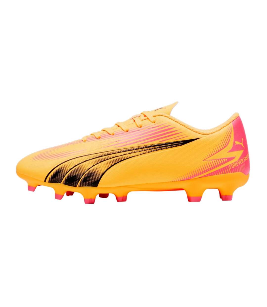 Chaussures De Foot Pour Terrain Artificiel Motif/style À Rayures Coupe Régulière Ultra Play Homme Orange Puma-2