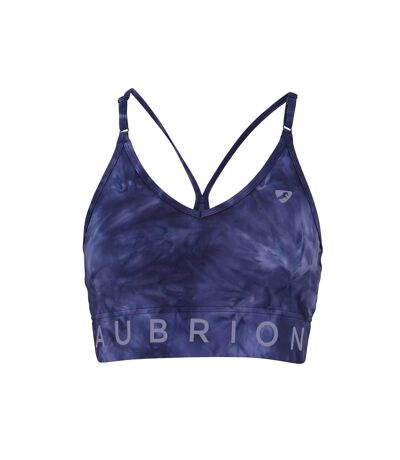 Womens/ladies invigorate sports bra navy Aubrion