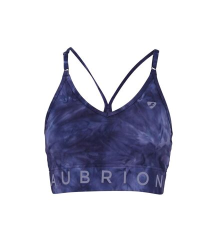 Brassière de sport invigorate femme bleu marine Aubrion Aubrion