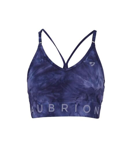 Brassière de sport invigorate femme bleu marine Aubrion Aubrion