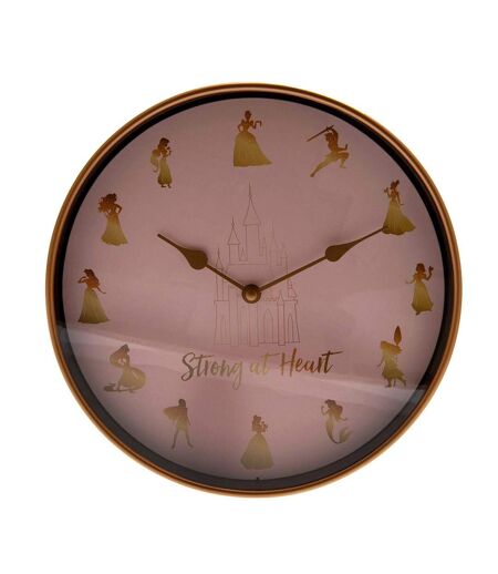 Disney Princess - Horloge murale STRONG AT HEART (Jaune / Blanc) (Taille unique) - UTTA8710