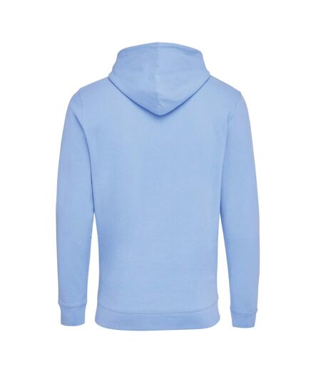 Unisex adult jasper recycled cotton hoodie sky blue Iqoniq