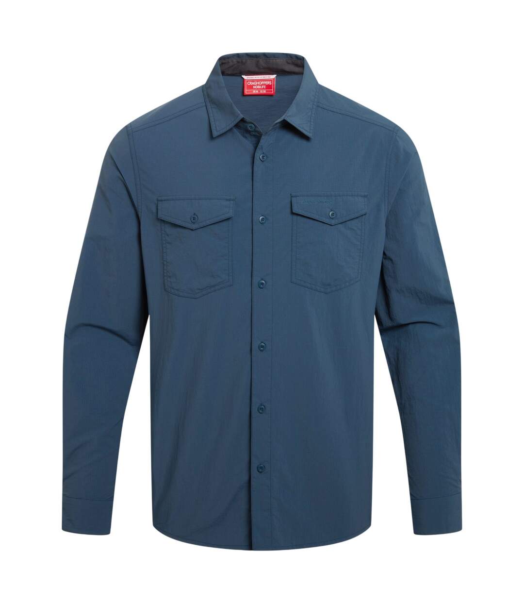 Mens Loukkos Nosilife Shirt Blue Stone Craghoppers-2