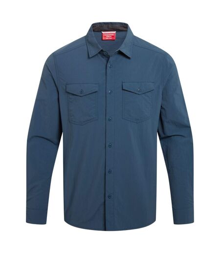 Mens Loukkos Nosilife Shirt Blue Stone Craghoppers