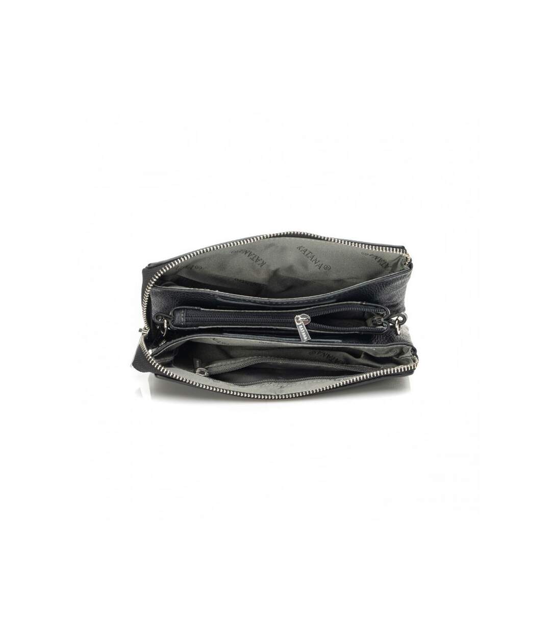 Katana - Pochette multifonctions femme en cuir - noir - 8659-3