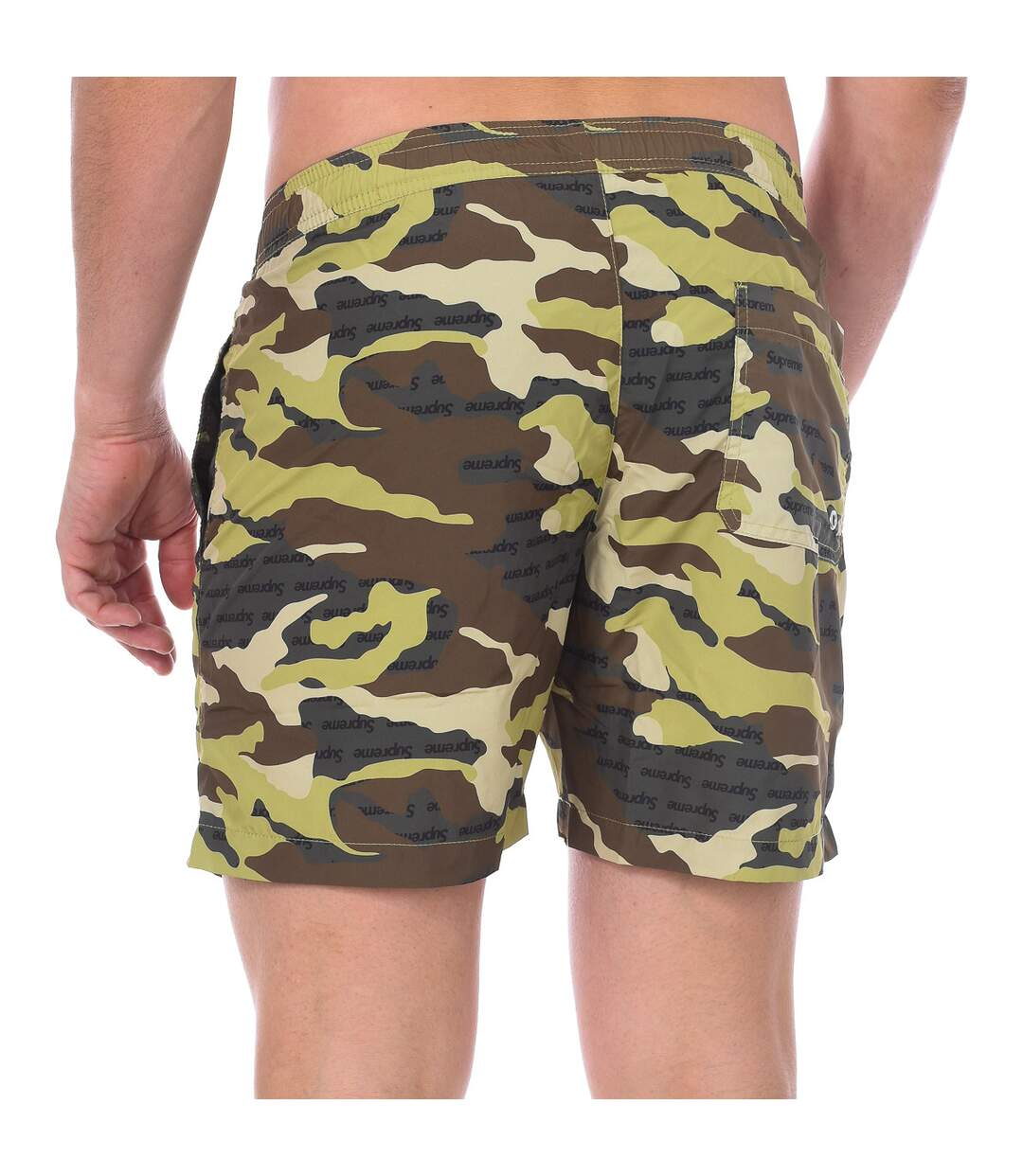 Men's Camo Print Boxer Swimsuit CM-30067-BP