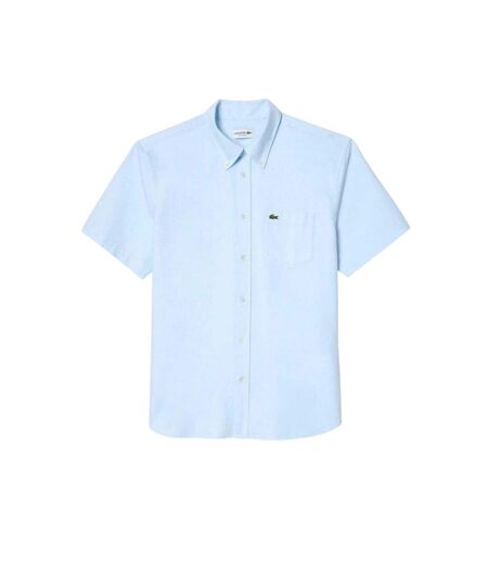 Chemise Motif/style Logo Brodé Homme Bleu Lacoste