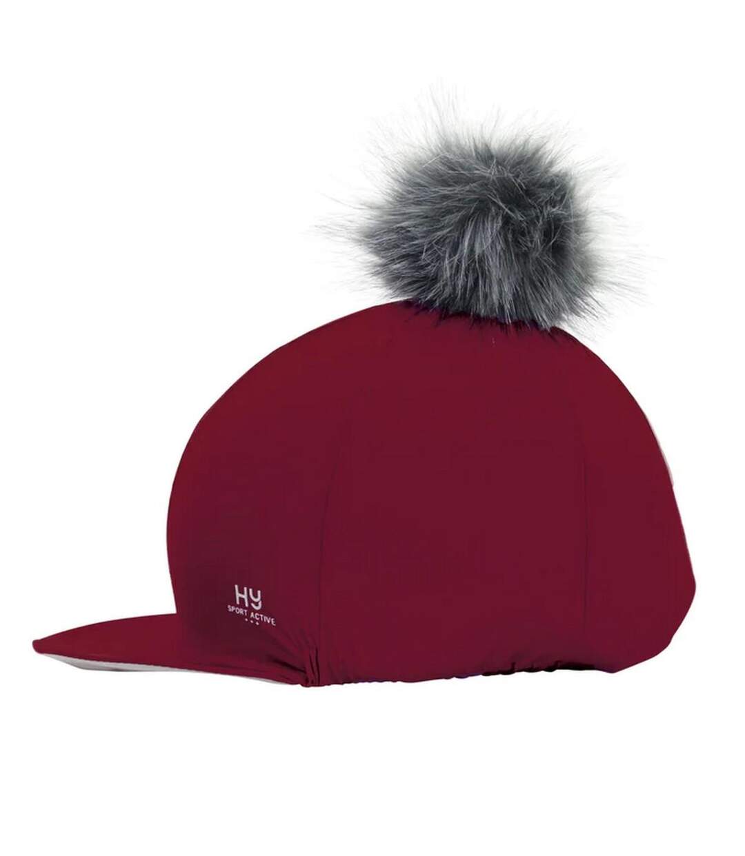 Pom Pom Hat Silk Vivid Merlot Hy Sport Active-2