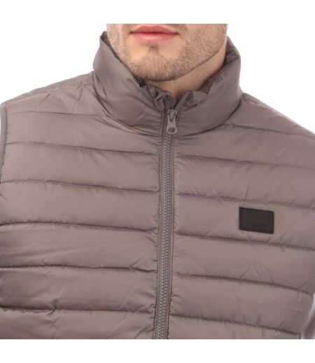 Mens wing gilet charcoal Jack And Jones