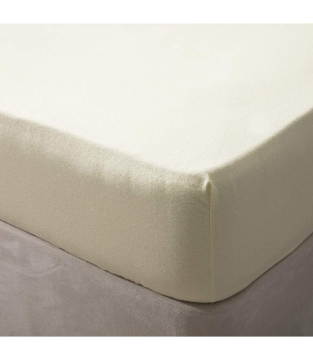 Belledorm Jersey Cotton Deep Fitted Sheet (Ivory) - UTBM151-3