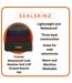 Mens & Ladies Waterproof Thermal Roll Cuff Striped Beanie Hat-3