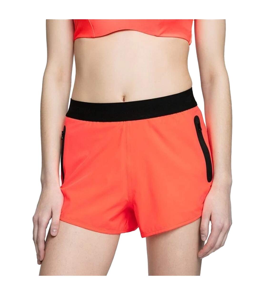 Womens/ladies H4l21 Loose Training Shorts Orange 4F-3