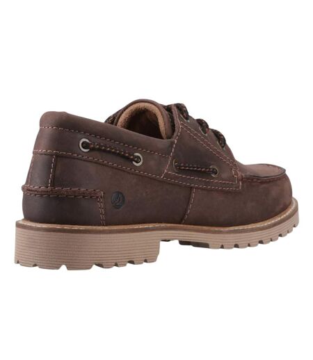 Mens Houston Leather Boat Shoes Brown Sperry