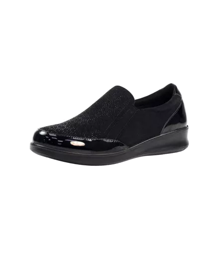 Mocassins Hattie Femme Noir Lunar