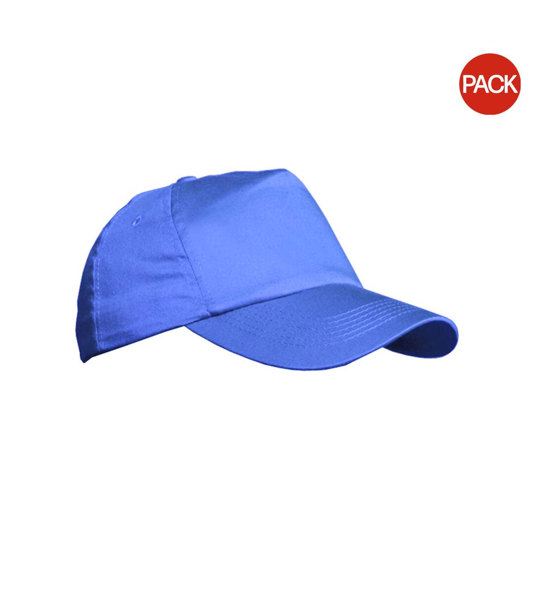 Lot de 2  casquettes unies adulte bleu royal Result-1