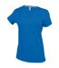 Kariban Womens/Ladies Feminine Fit Short Sleeve V Neck T-Shirt (Orange)