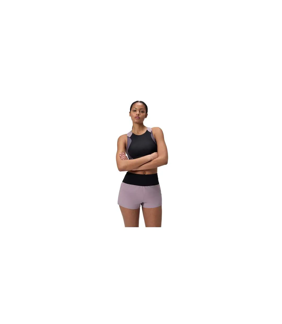 Womens/ladies Lookout Swim Shorts Purple Speedo-1