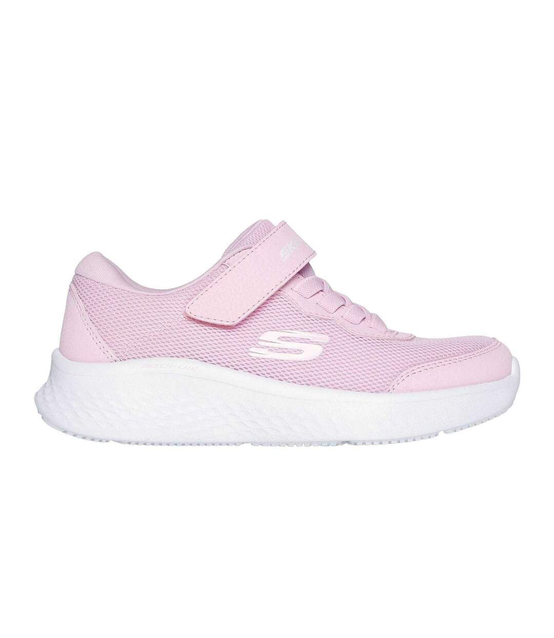 Girls Lite Pro Mesh Trainers Light Pink Skechers-1