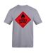 T-shirt Fodens On Fire Homme Gris AWD-1