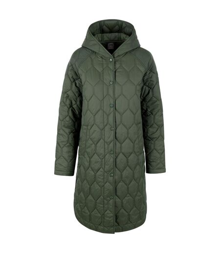 Doudoune Matelassée Phase Femme Kaki Trespass