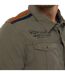 Chemise homme manches courtes en popeline avec patch et print Box Vondutch-3