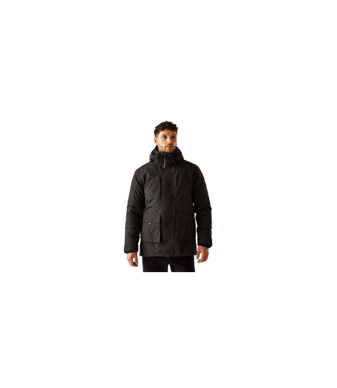 Veste Imperméable Marron Homme Noir Regatta-1