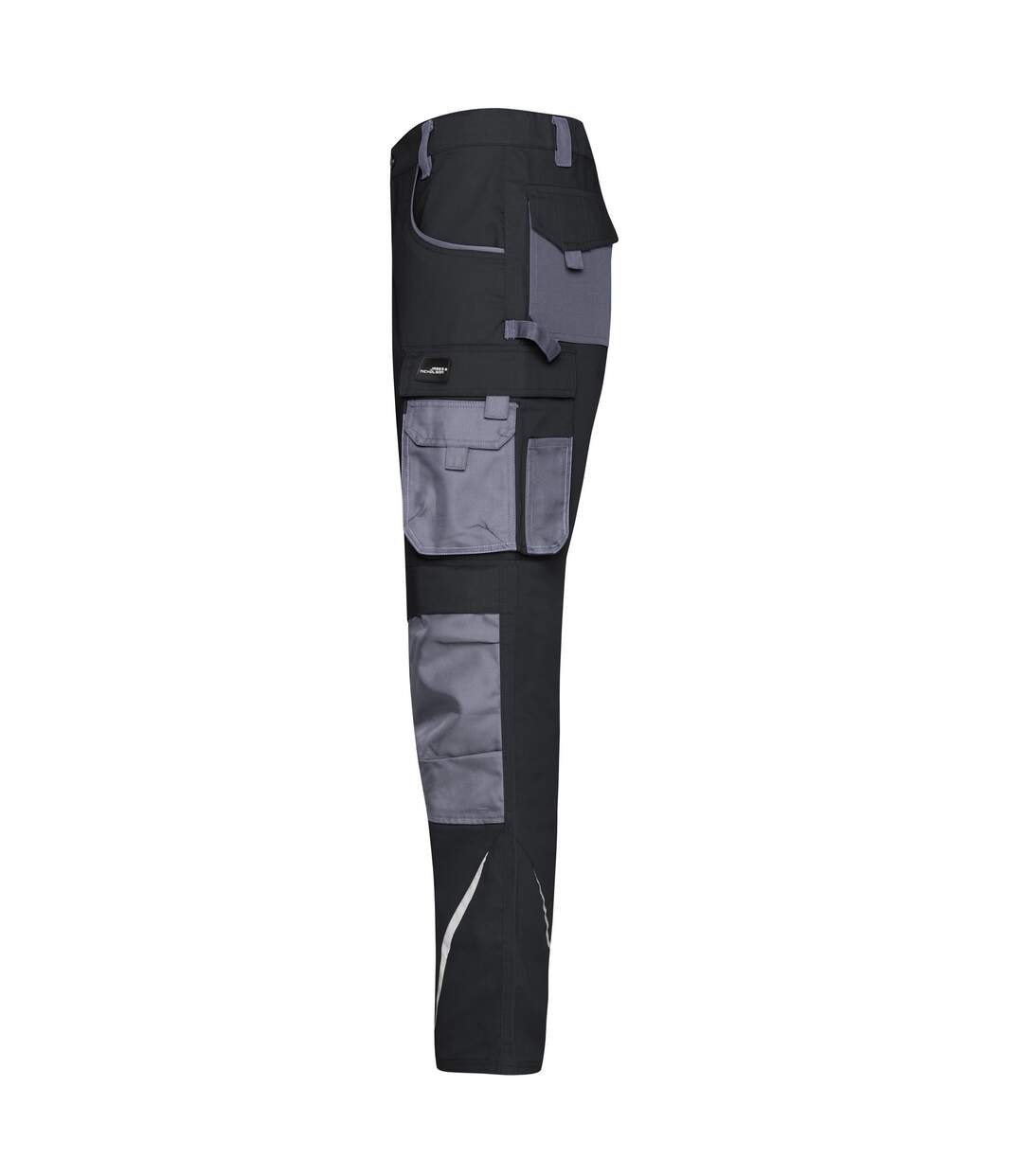 Pantalon De Travail Homme Noir Carbone James And Nicholson-3