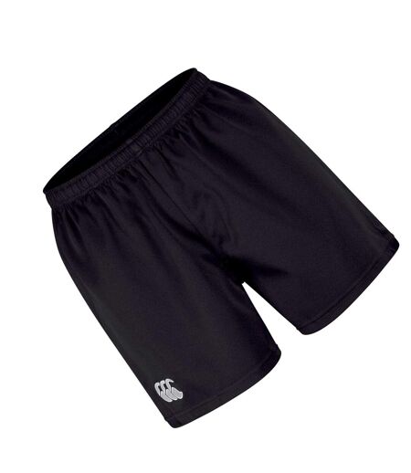 Mens Professional Polyester Rugby Shorts Black Canterbury