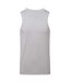Mens Ion-charge Performance Vest Top Silver Melange TriDri-2