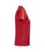 Womens/ladies Pique Polo Shirt Red Projob-4